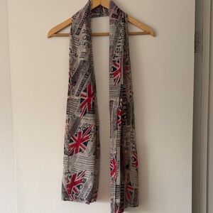 Union Jack Print Scarf